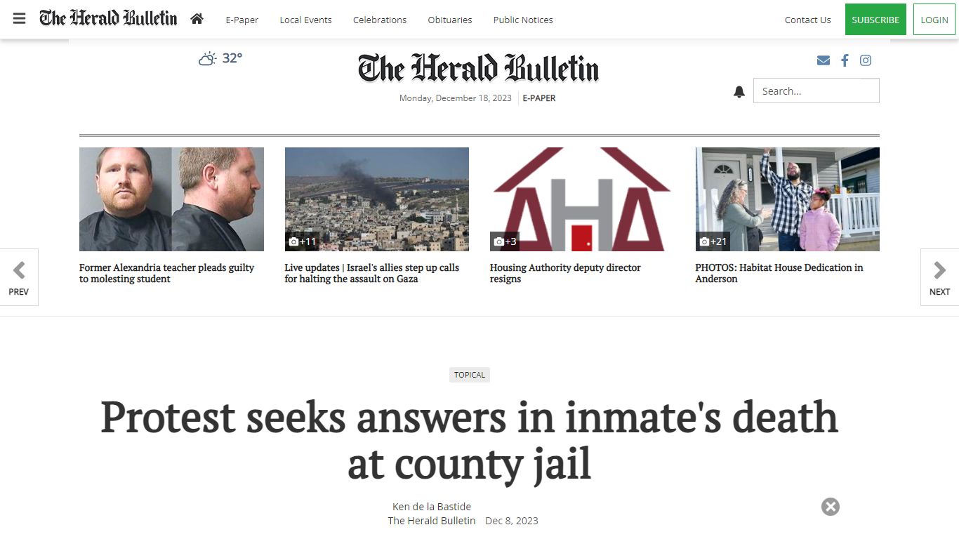 Protest seeks answers in inmate's death at county jail